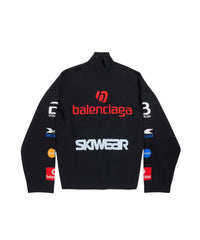 Ski Long Sleeve Turtleneck - Black & Multico