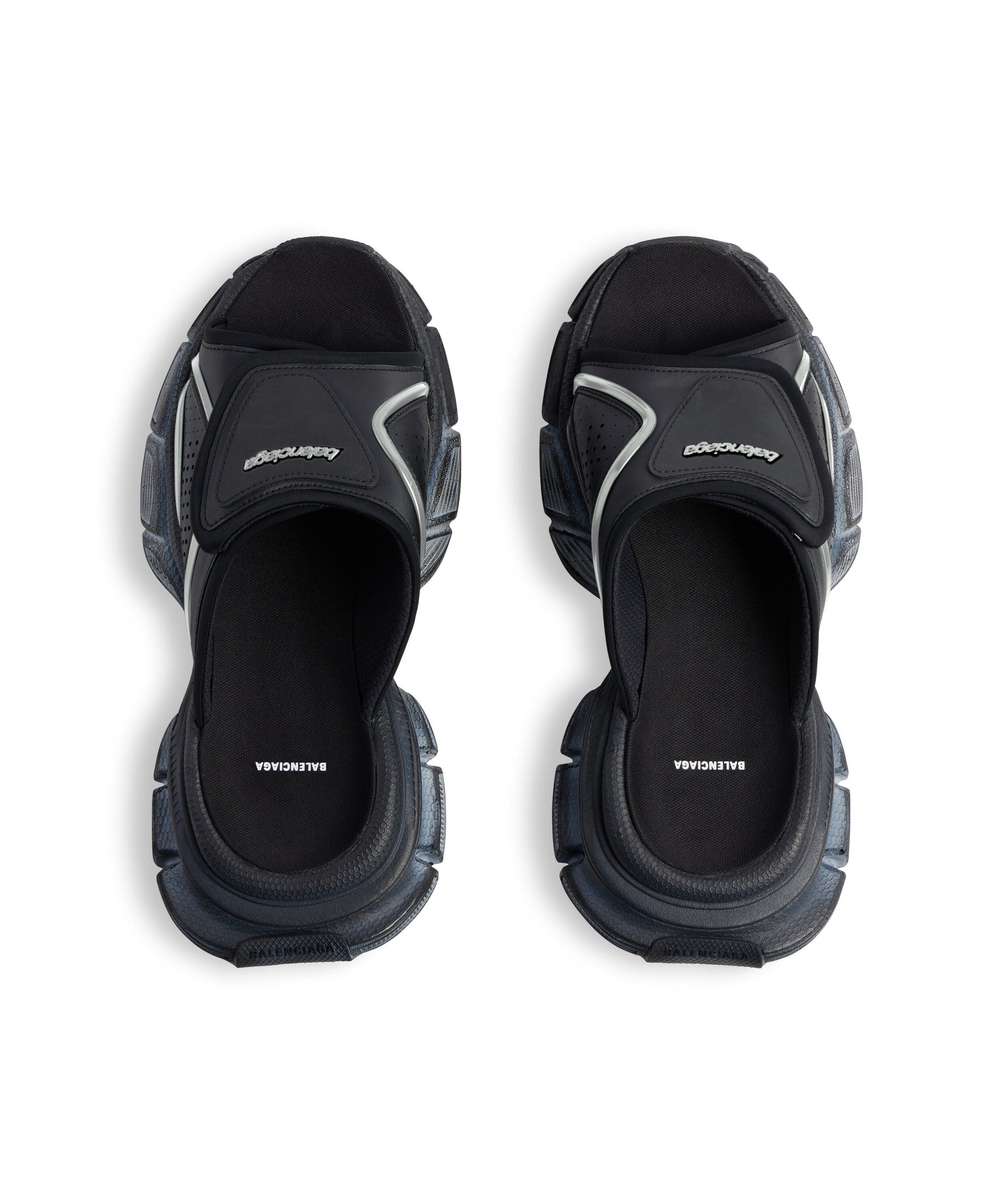 3XL Slide Sandals - Black