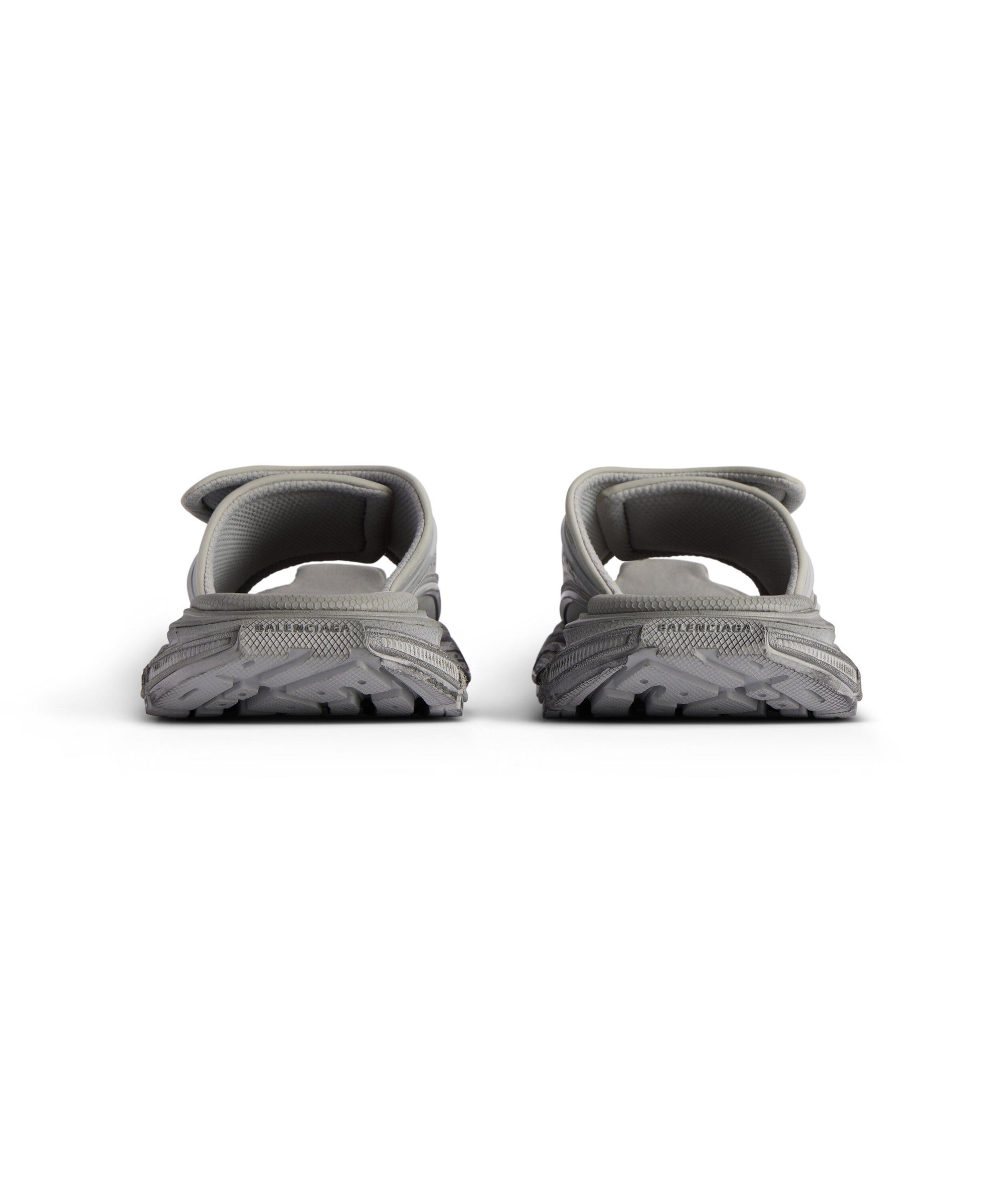 3XL Slide Sandals - Grey & Black