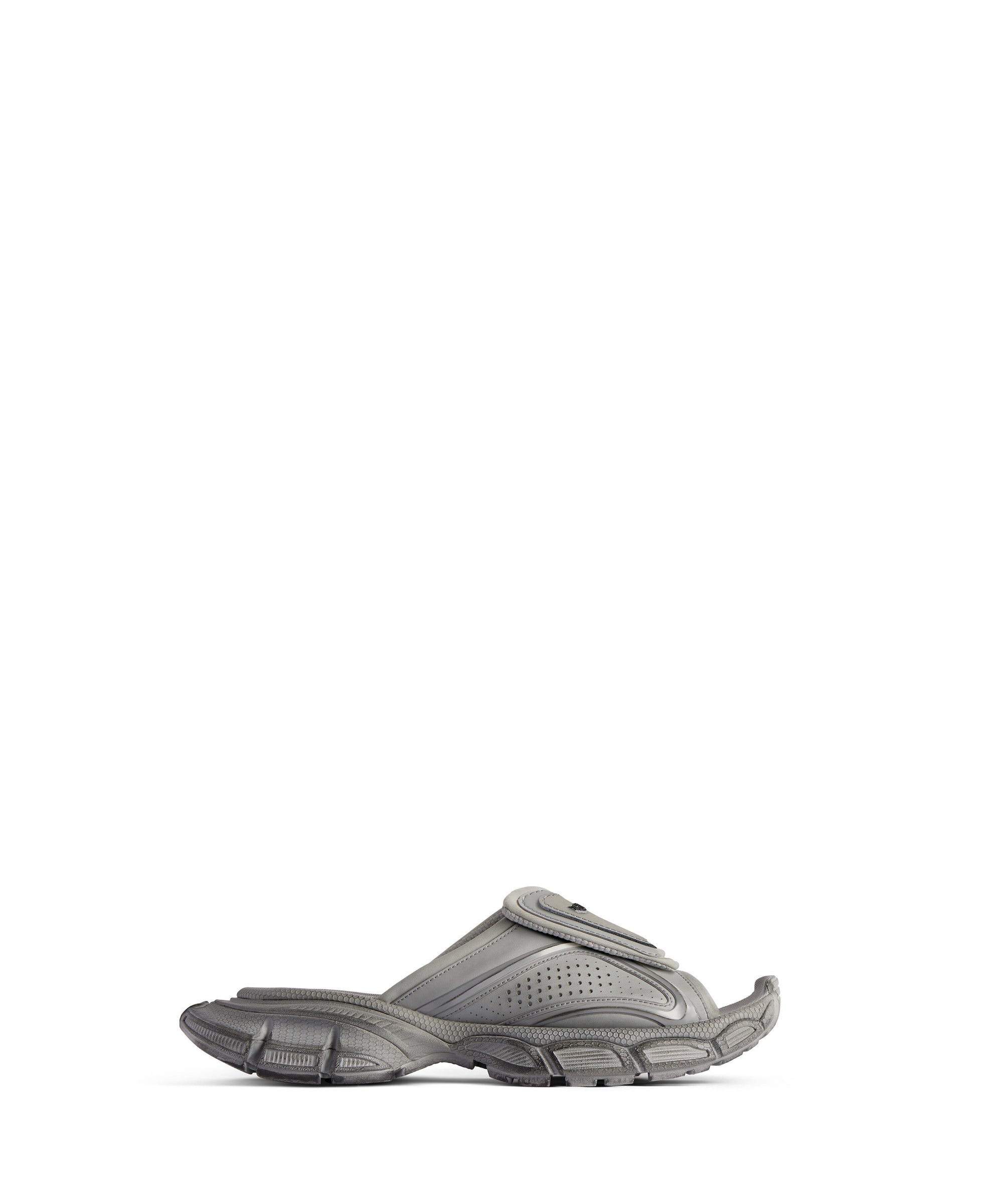 3XL Slide Sandals - Grey & Black