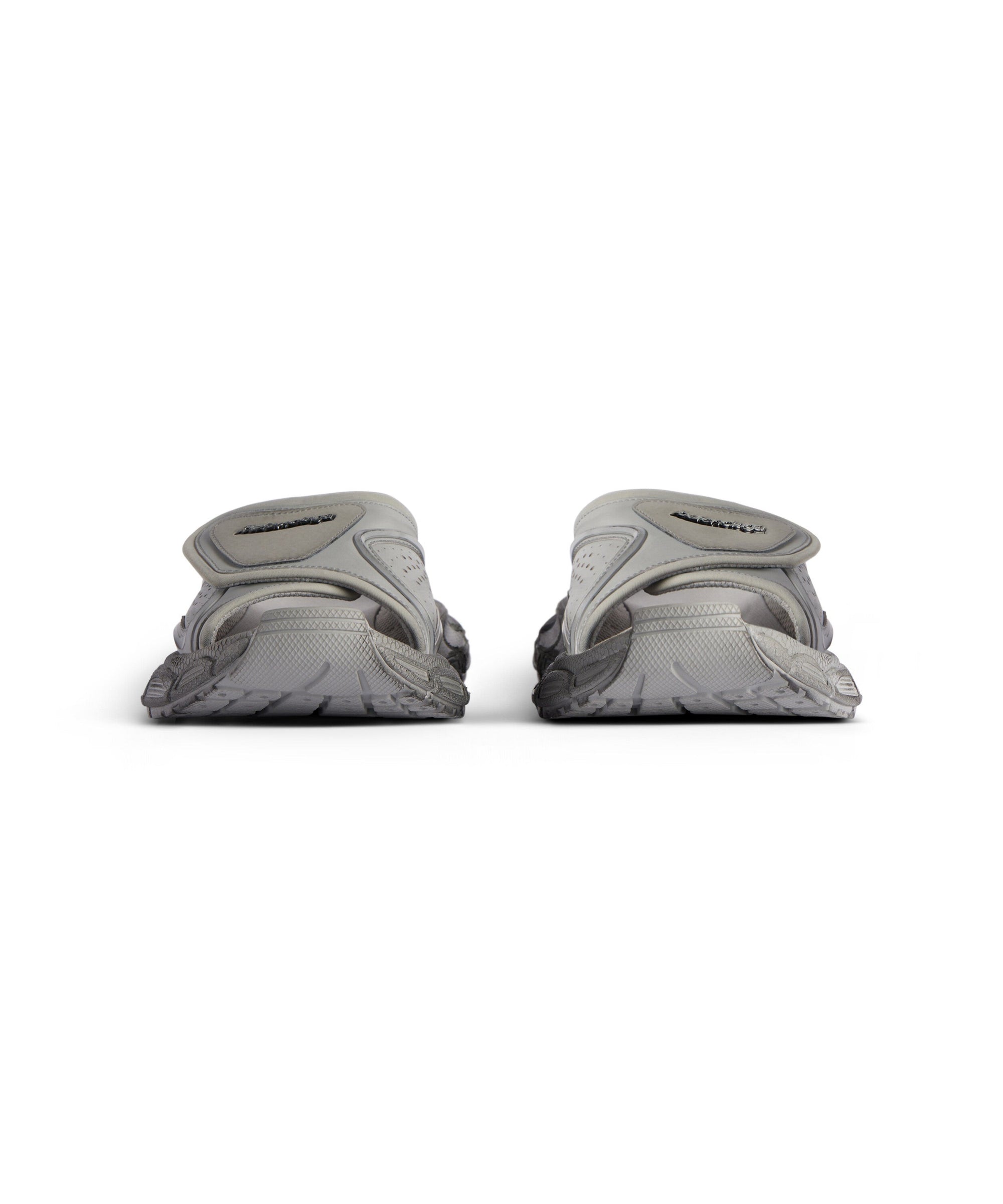 3XL Slide Sandals - Grey & Black