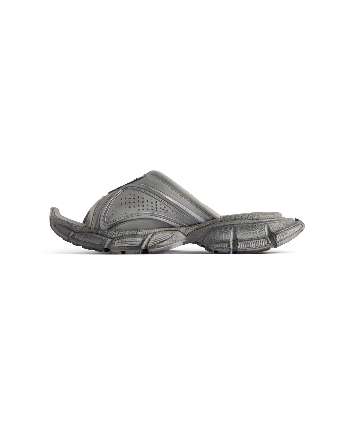 3XL Slide Sandals - Grey & Black