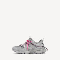Track Trail Laces Sneakers - Grey & Pink