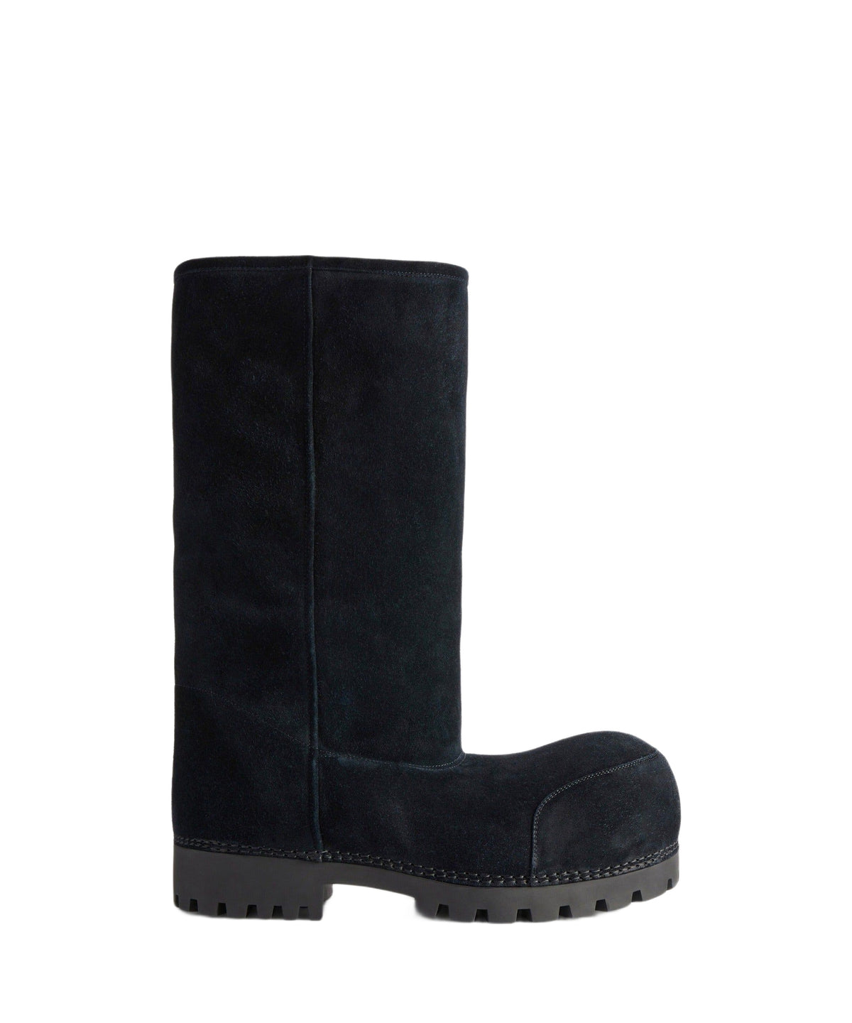 Alaska Fur High Boots - Black