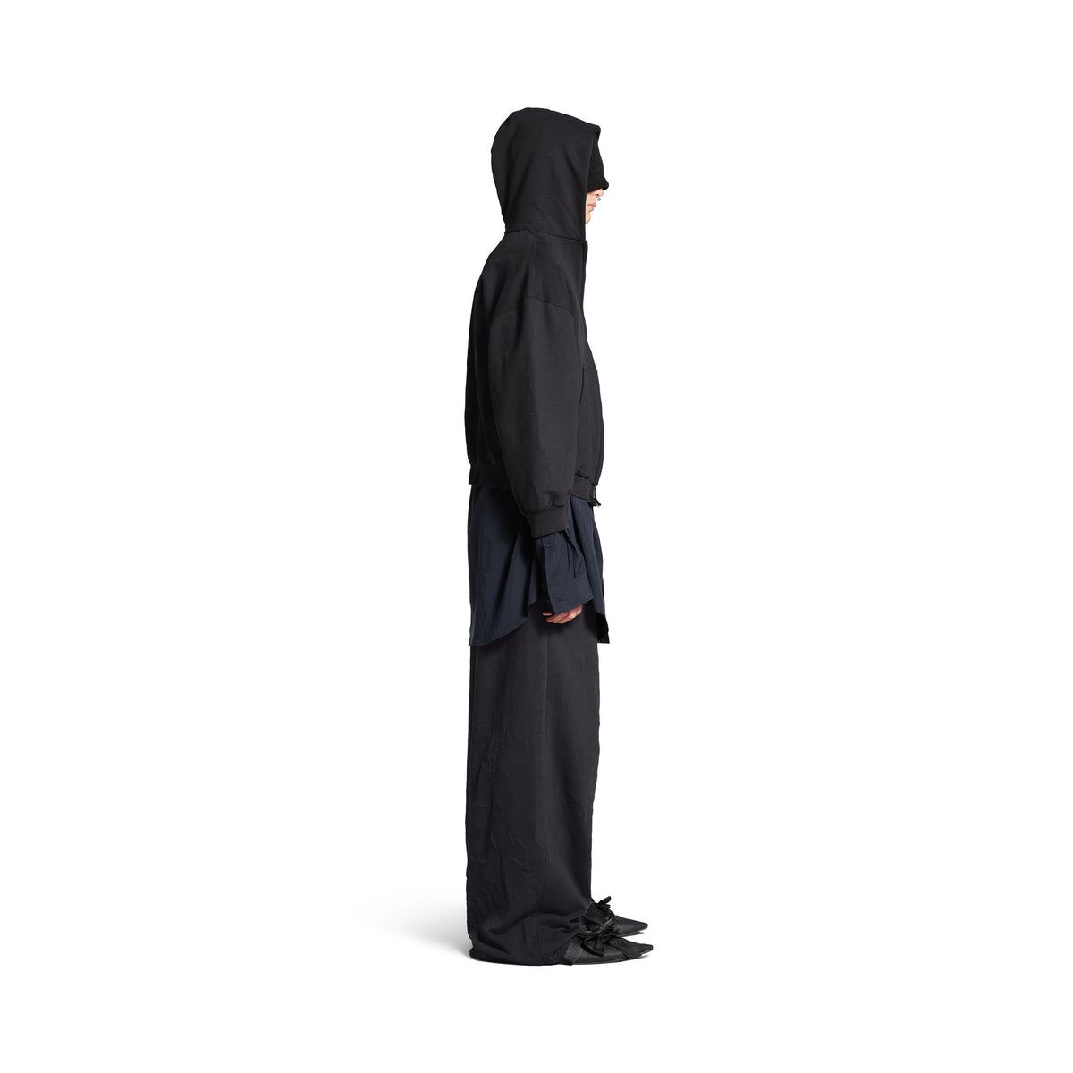 eBay Zip-Up Hoodie - Washed Black