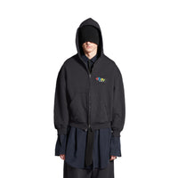 eBay Zip-Up Hoodie - Washed Black