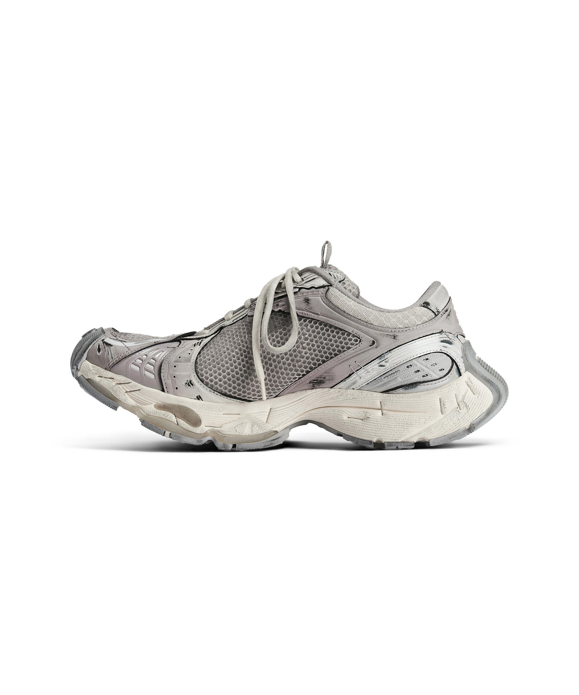Stapler Sneakers - Beige & Grey