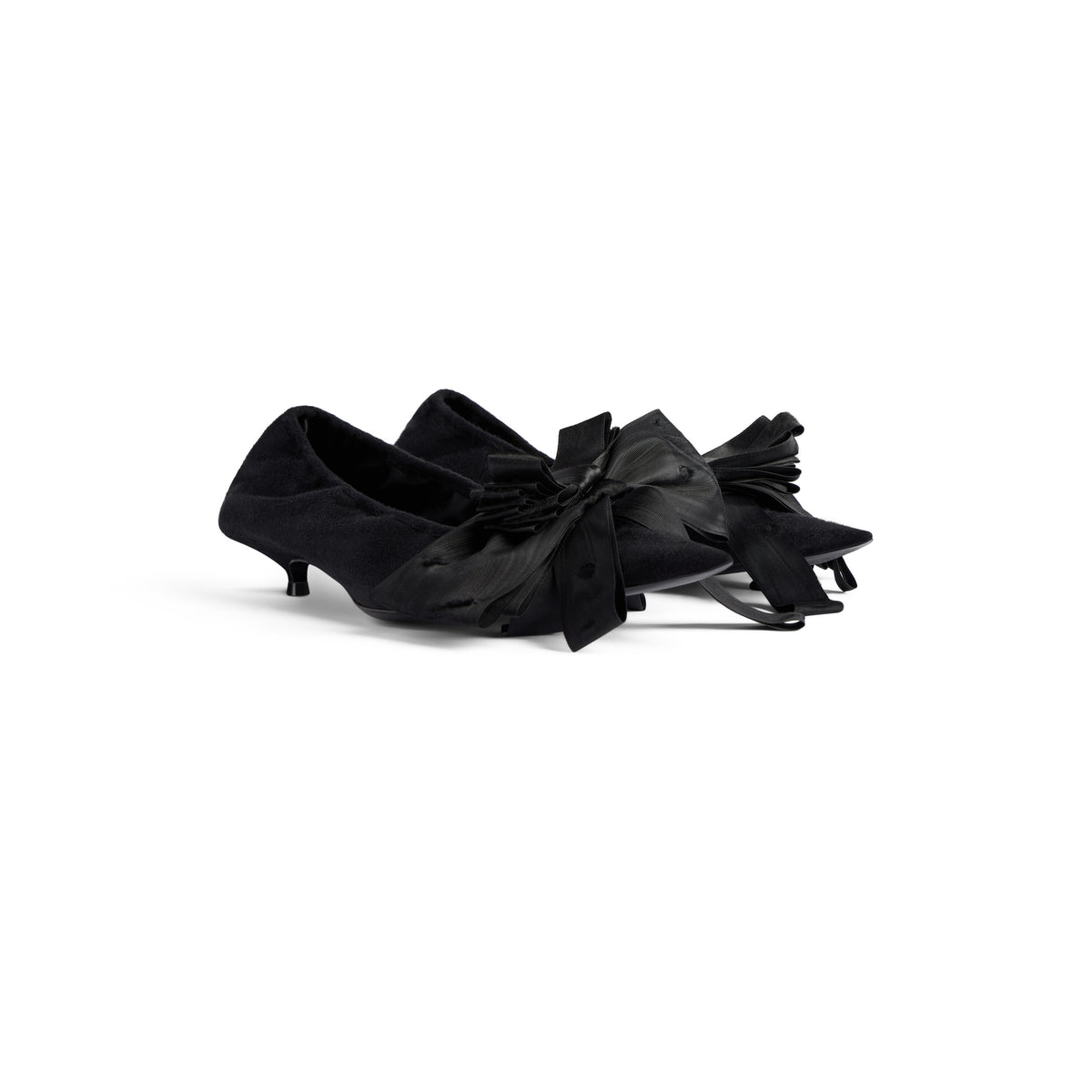 Louis XV 25mm Pump - Black