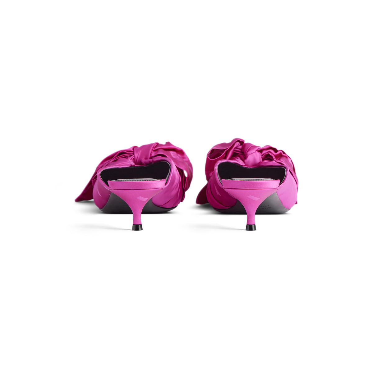 Knife Lavalière 40 Mules - Dark Pink