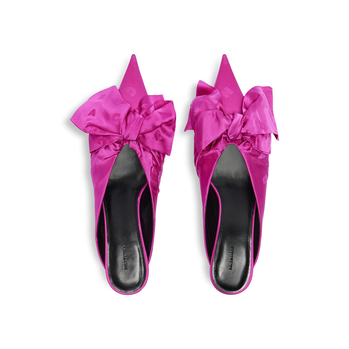 Knife Lavalière 40 Mules - Dark Pink