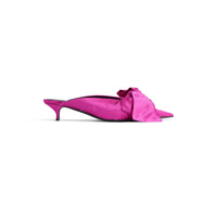 Knife Lavalière 40 Mules - Dark Pink