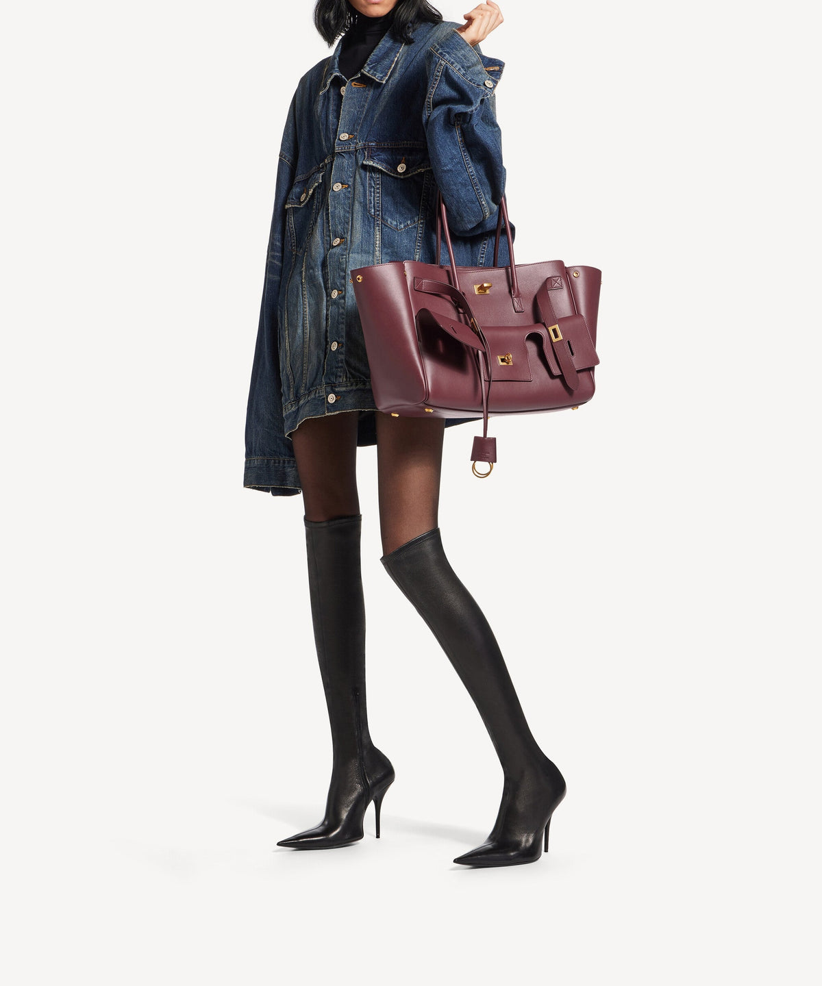 BEL AIR / Bel Air Carry All Bag Medium - Dark Burgundy