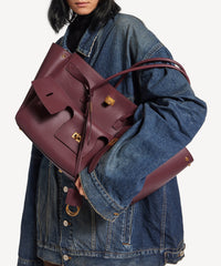 BEL AIR / Bel Air Carry All Bag Medium - Dark Burgundy