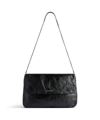 Grungy Messenger Bag Medium - Black