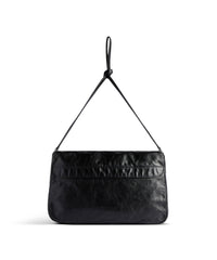 Grungy Messenger Bag Medium - Black