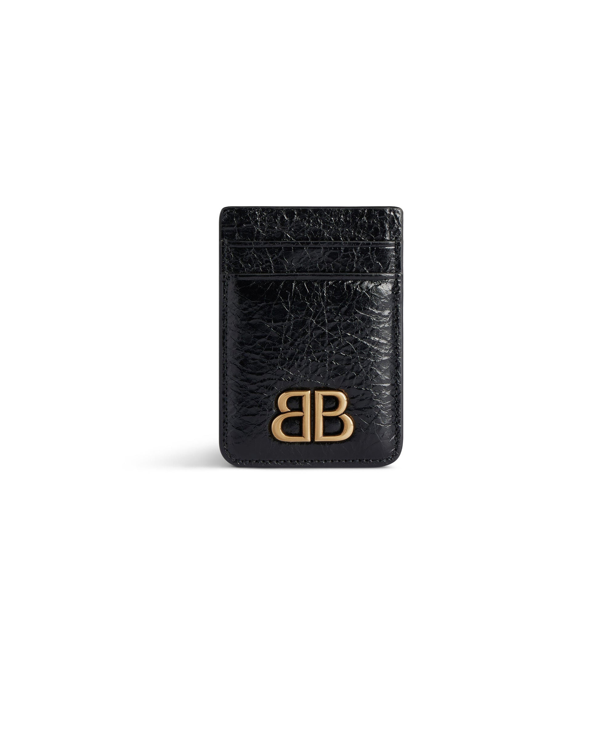 Monaco Magnet Card Holder - Black