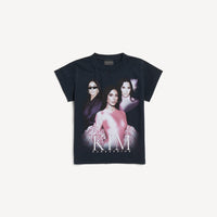Kim K Shrunk T-Shirt - Faded Black