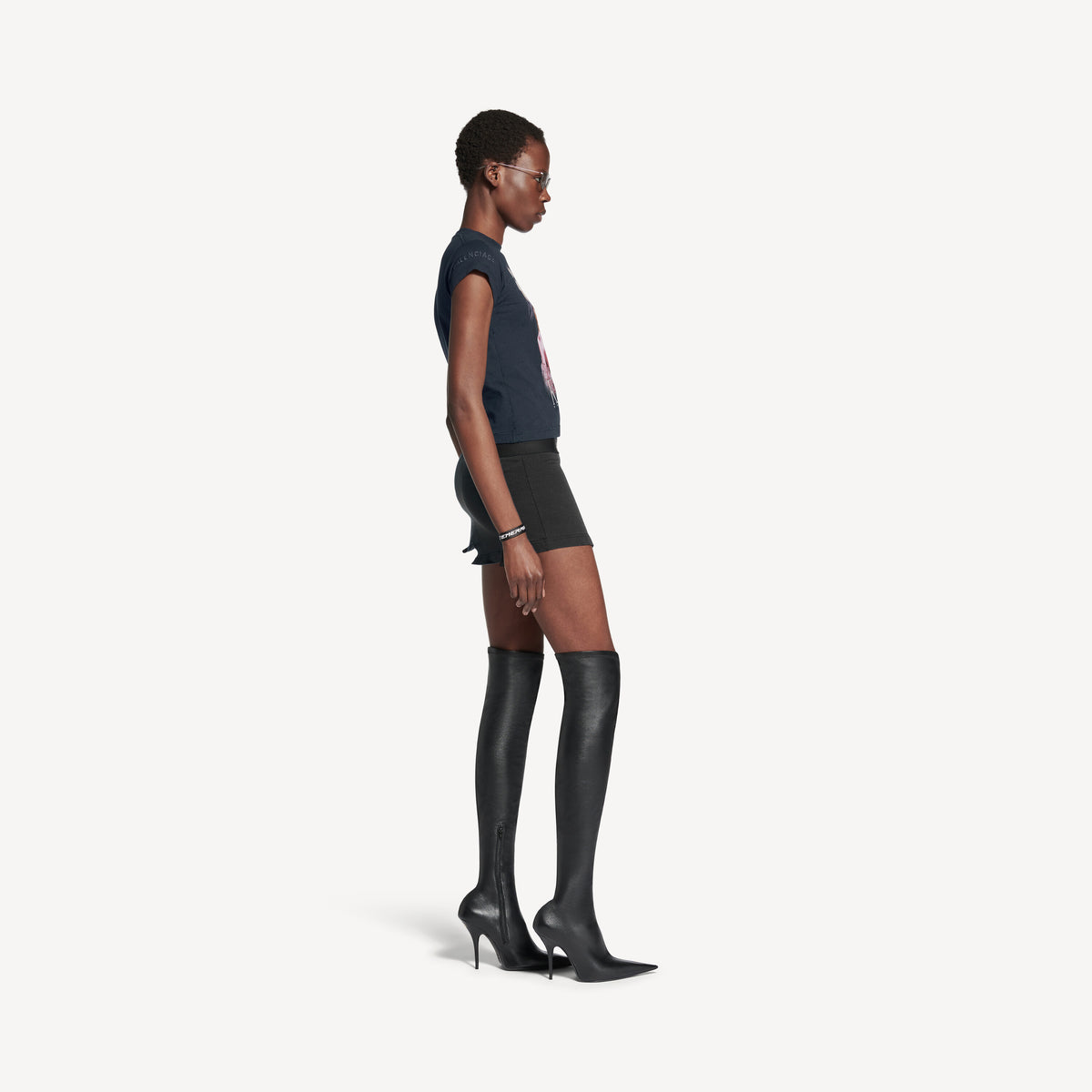 Kim K Shrunk T-Shirt - Faded Black