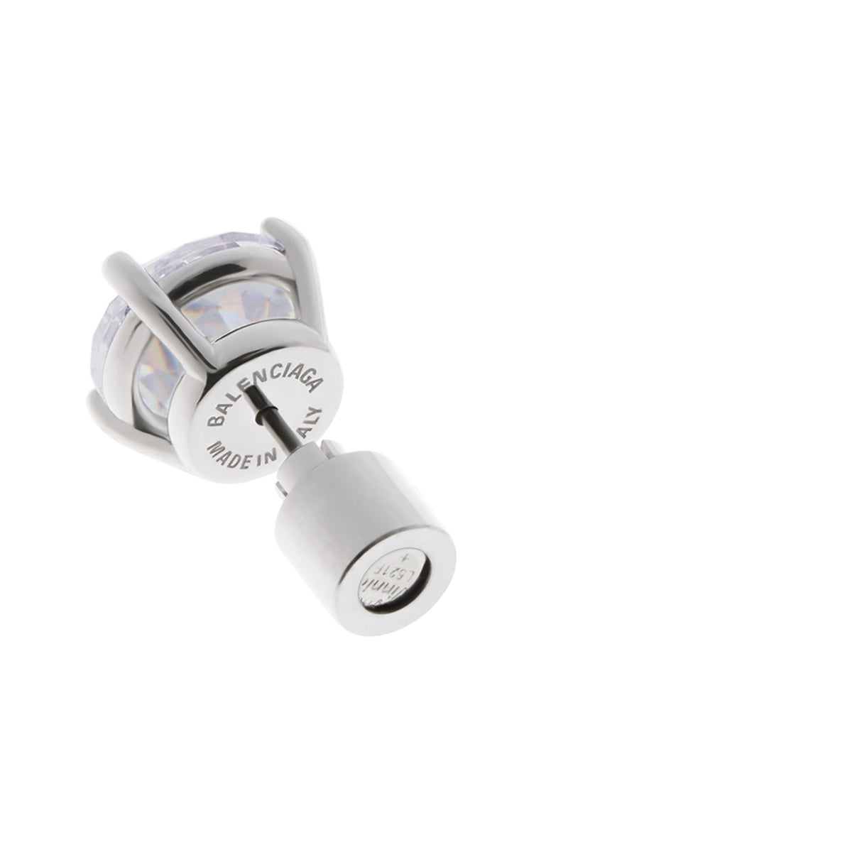 3AM LED Earrings - Silver & Crysal