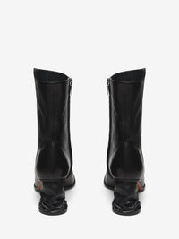 Crush black 70mm Ankle Boots - Black