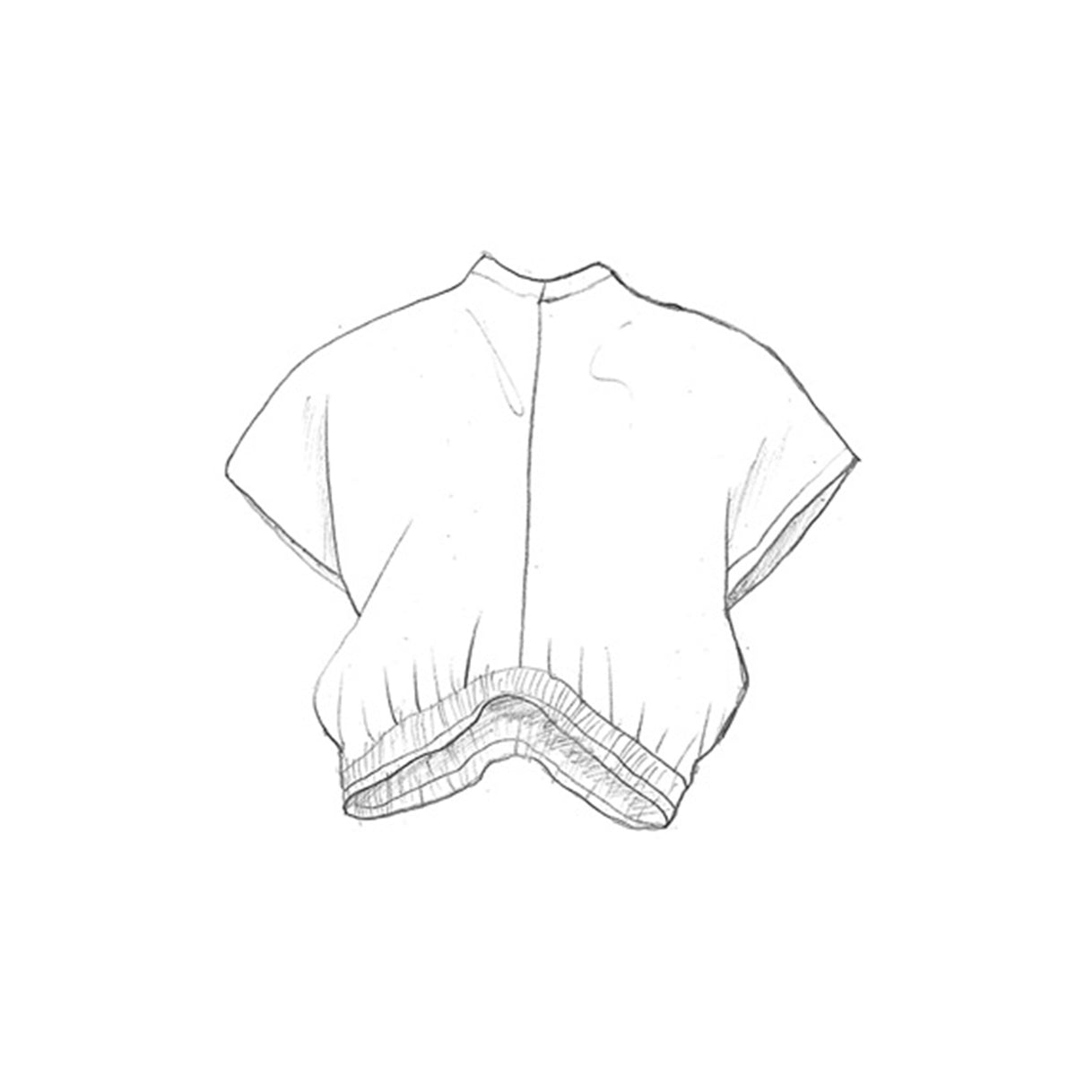 Sweatpants Top - Faded Blue