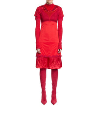 Layered Dress - Red