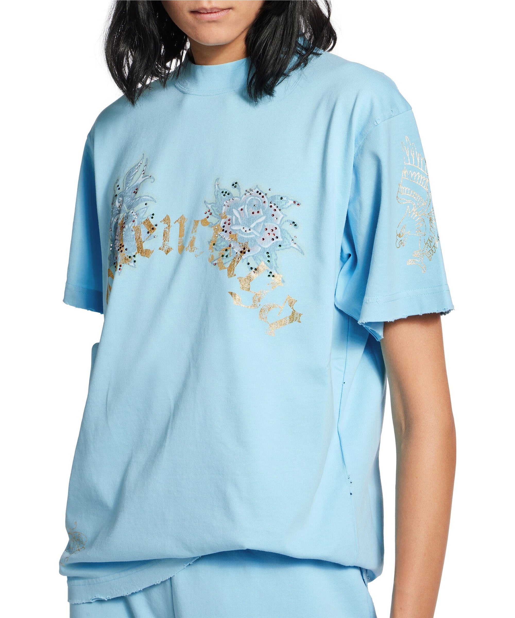 Tacky Tattoo T-shirt - Light Blue