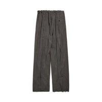 Fluid Tailored Pants - Grey & Green