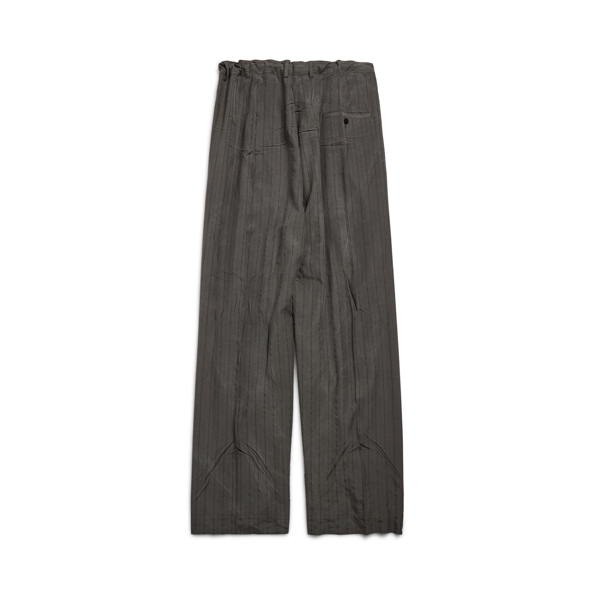 Fluid Tailored Pants - Grey & Green
