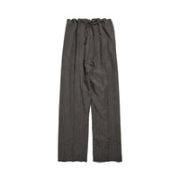 Fluid Tailored Pants - Grey & Green