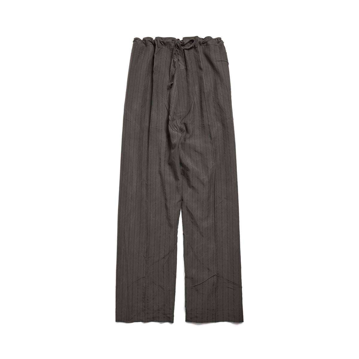 Fluid Tailored Pants - Grey & Green