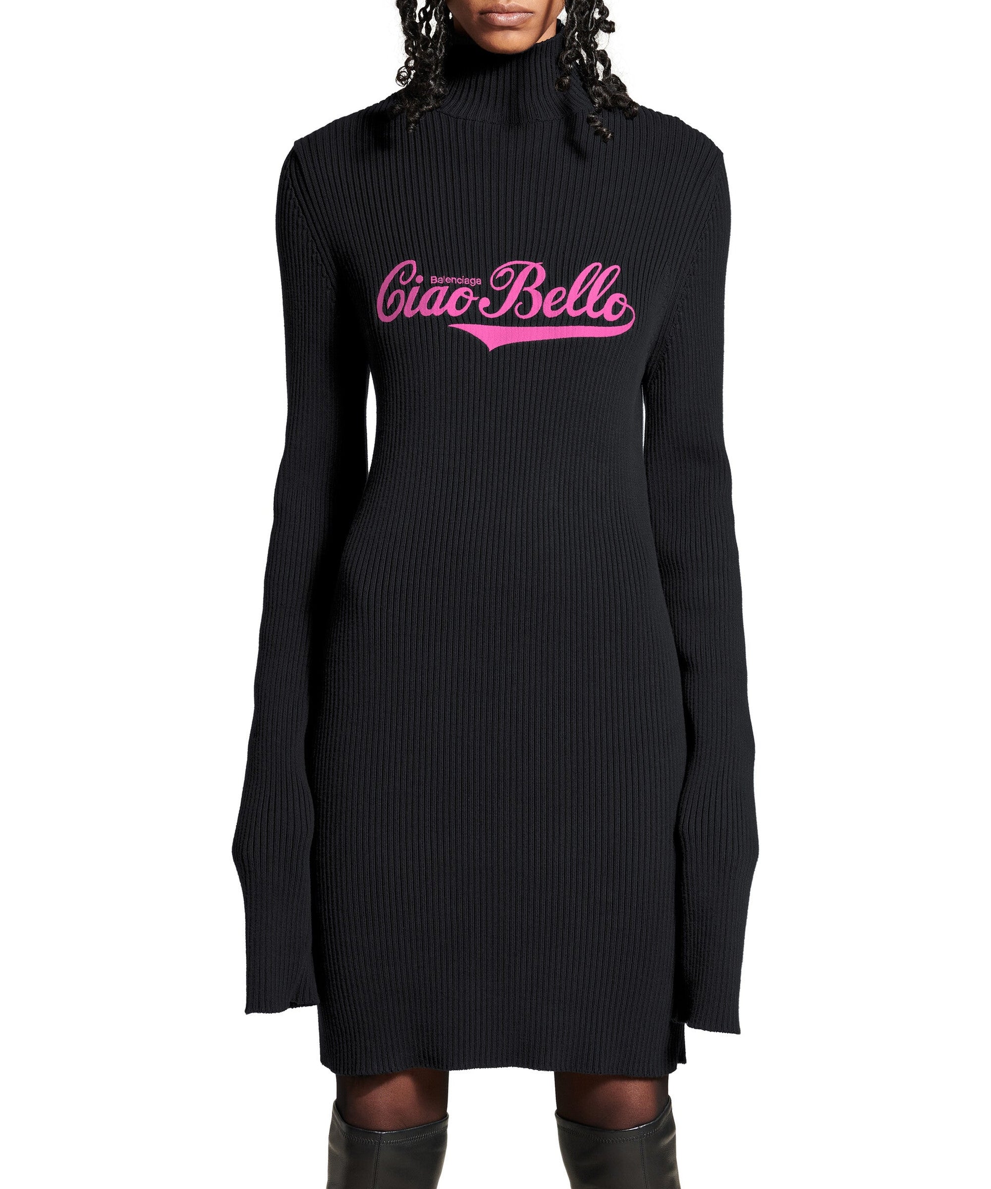 Ciao Bello Long Turtleneck - Black