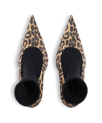 Avenue Sock 110 Pumps - Leopard & Black