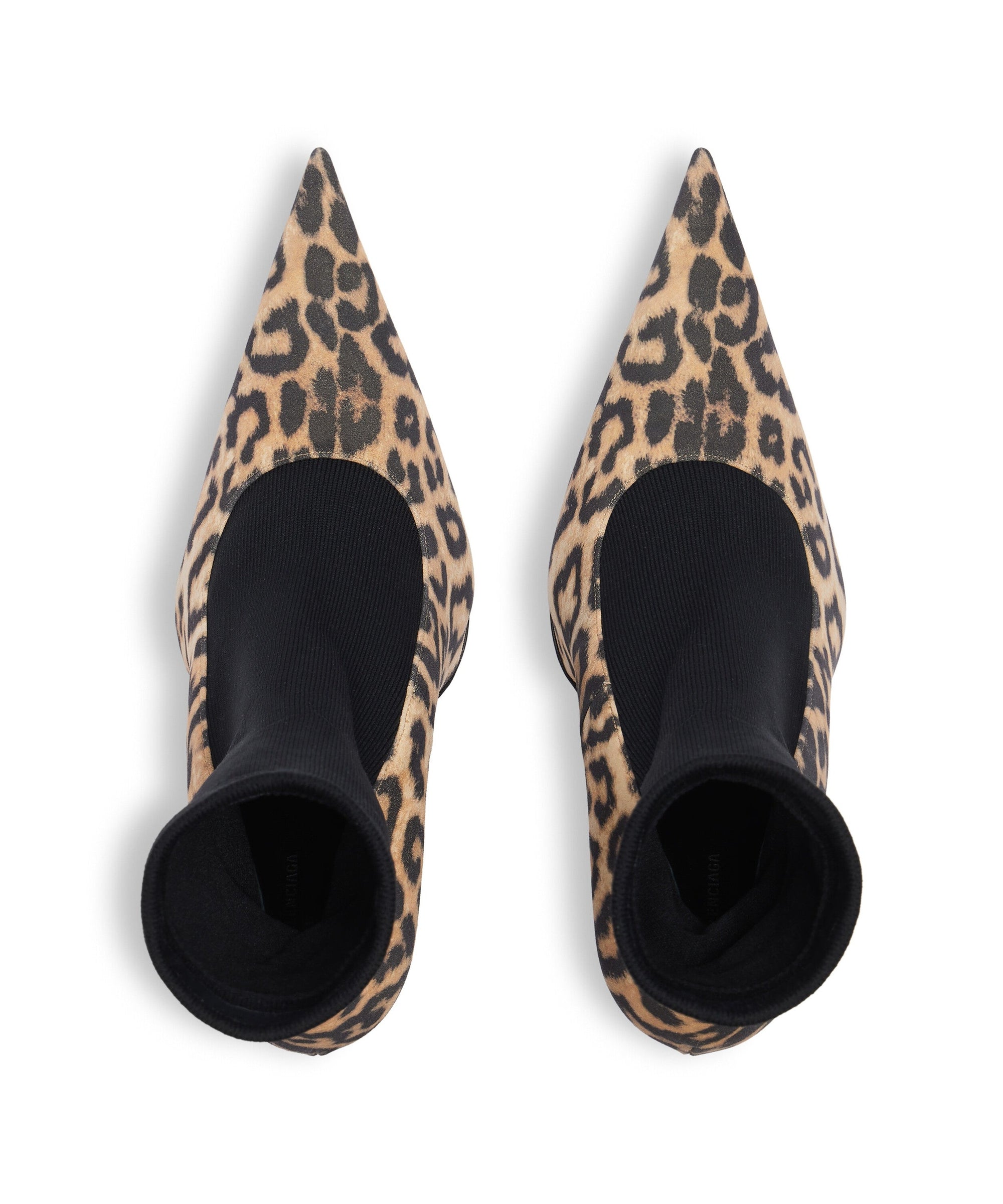 Avenue Sock 110 Pumps - Leopard & Black