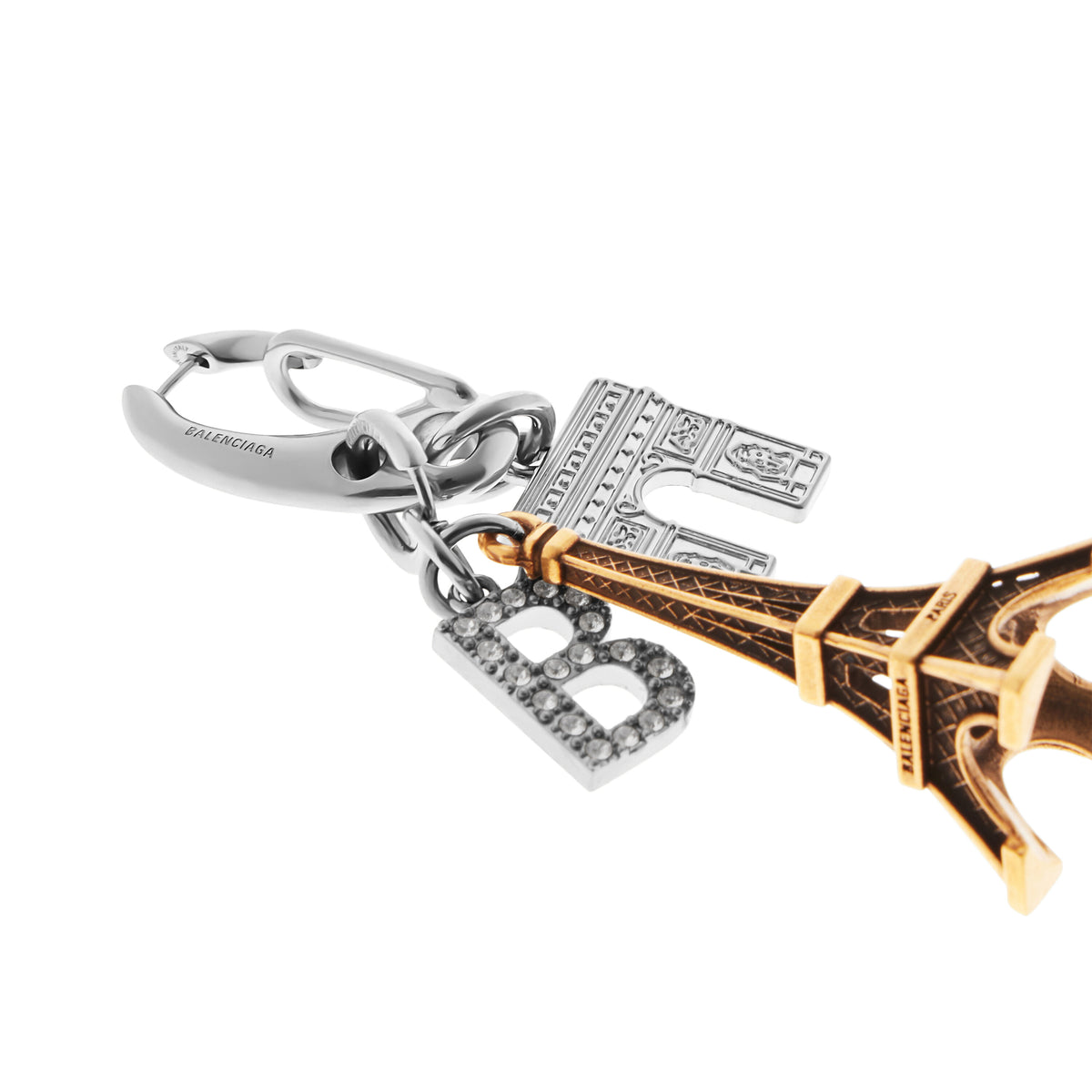 Paris Souvenir Collector Earring - Silver