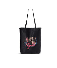 Souvenir Medium Shopping Tote Bag - Pink & Black