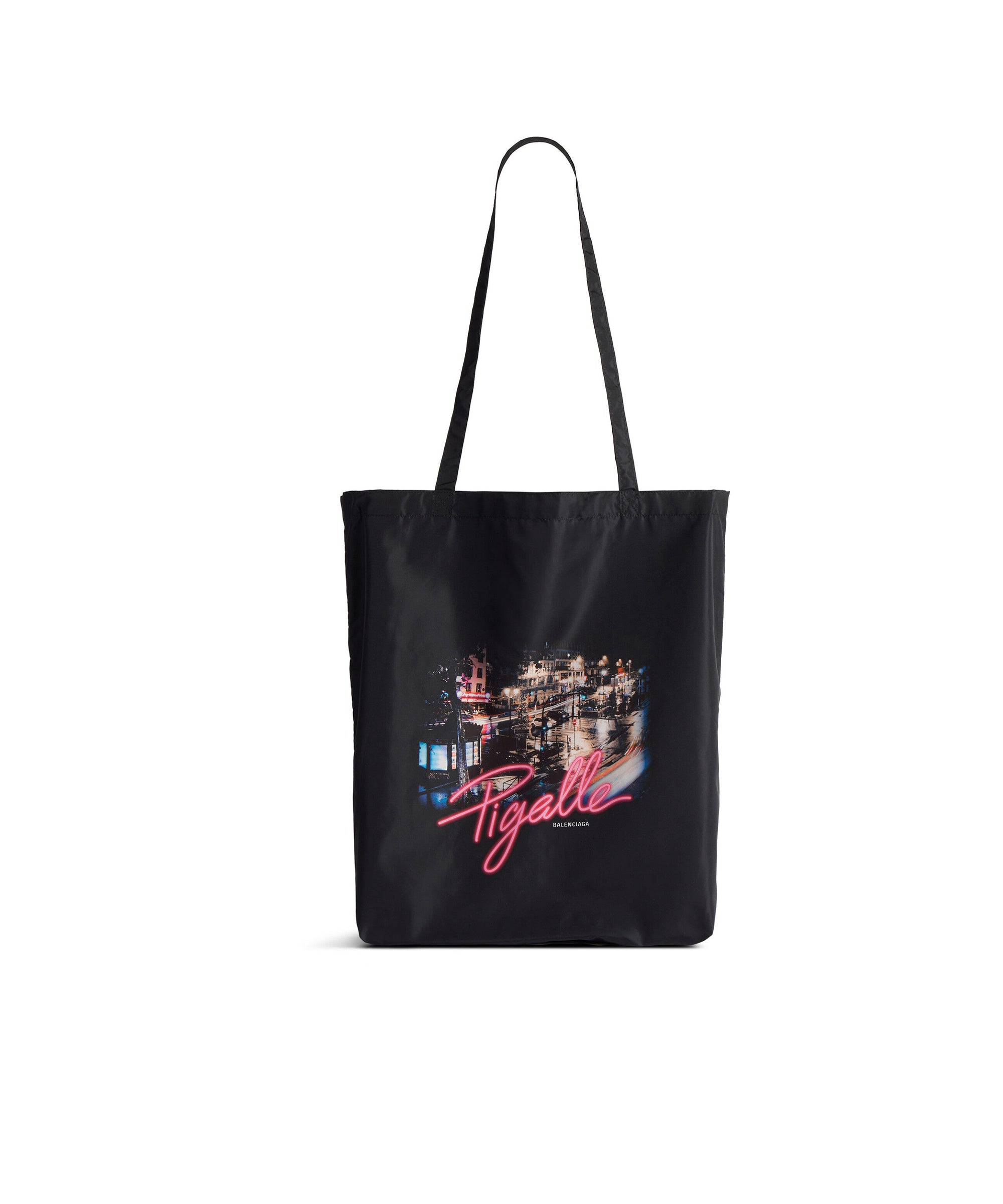 Souvenir Medium Shopping Tote Bag - Pink & Black