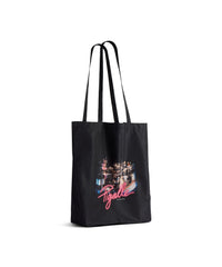 Souvenir Medium Shopping Tote Bag - Pink & Black