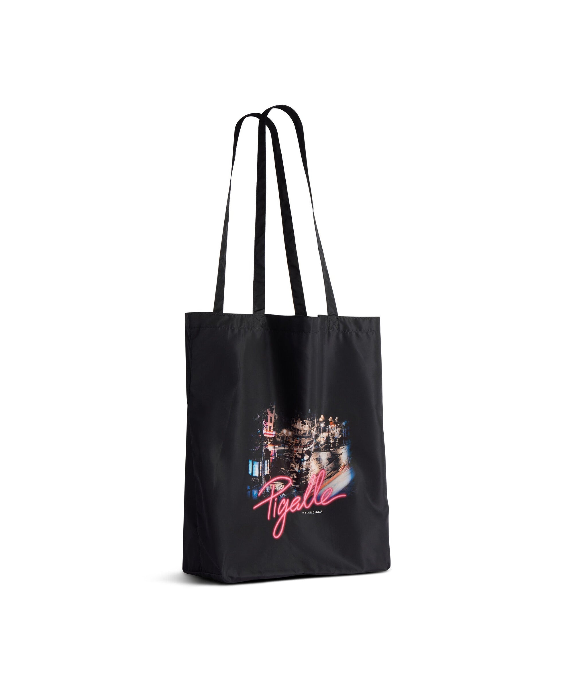 Souvenir Medium Shopping Tote Bag - Pink & Black