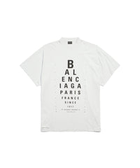 Optical T-Shirt Oversized - Dirty White & Black