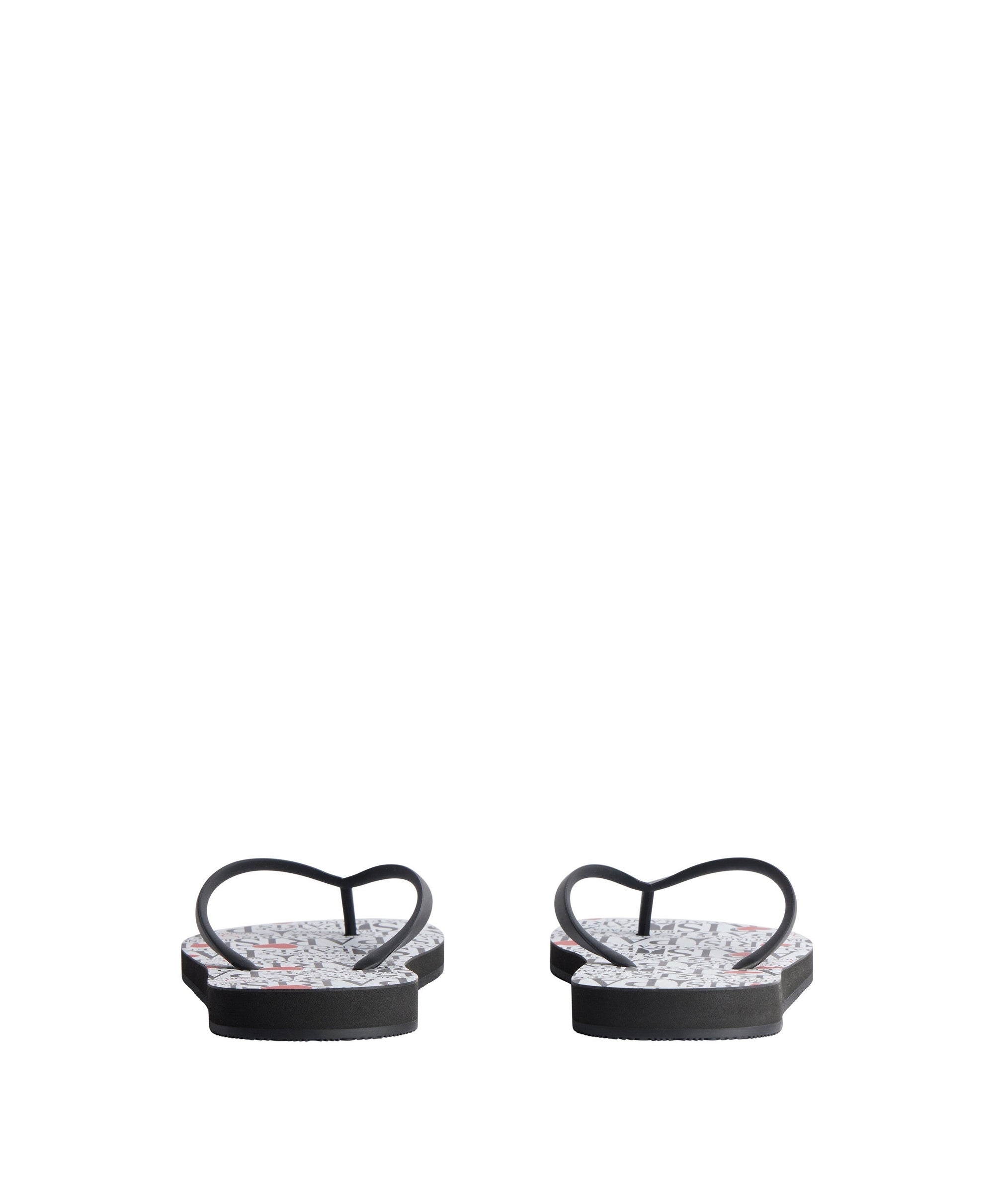 Souvenir Thong Sandals - Paris All Over Logo