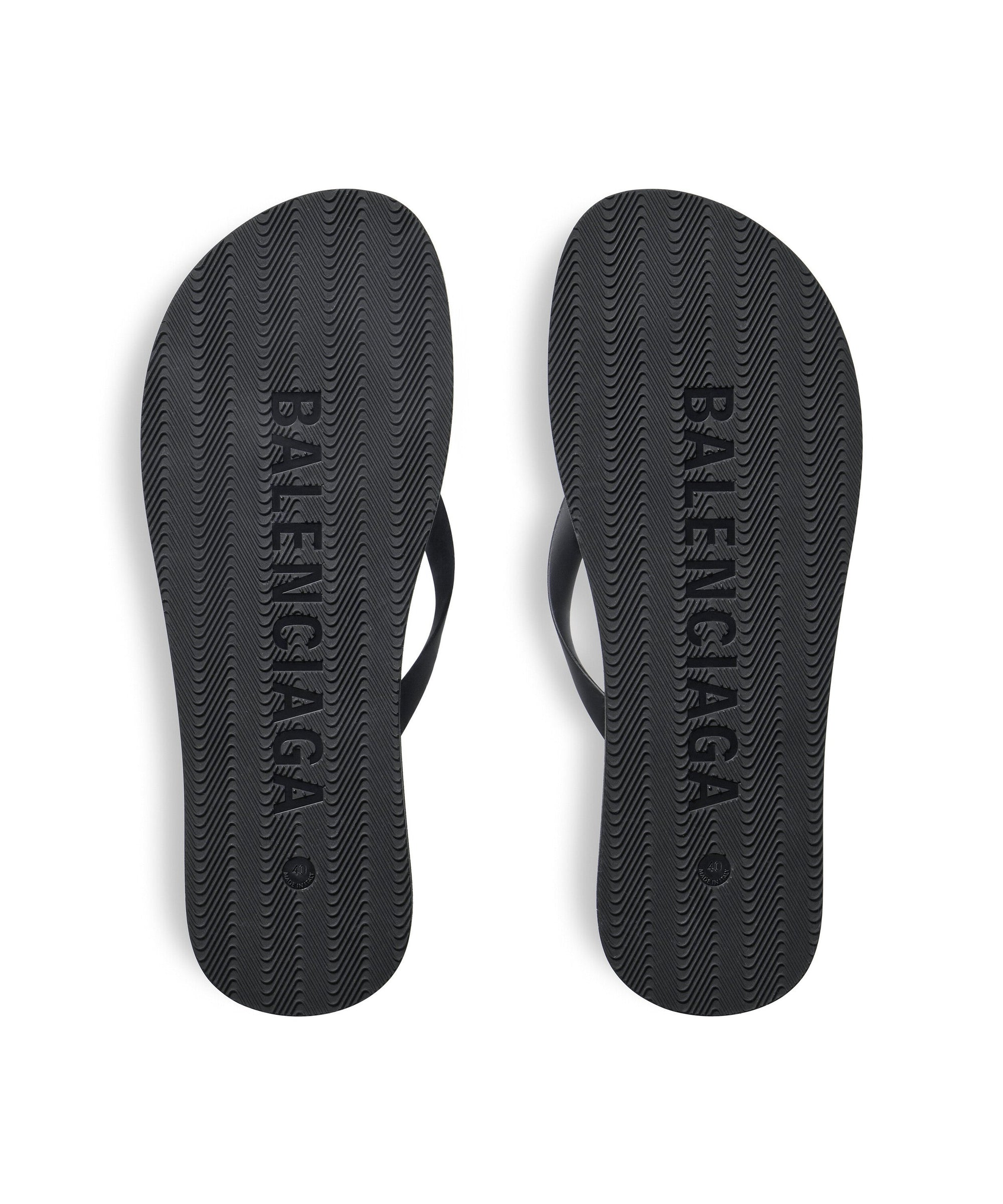 Thong Sandals - Black & White