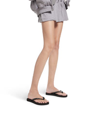 Thong Sandals - Black & White