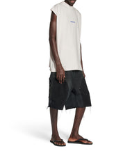 Thong Sandals - Black & White