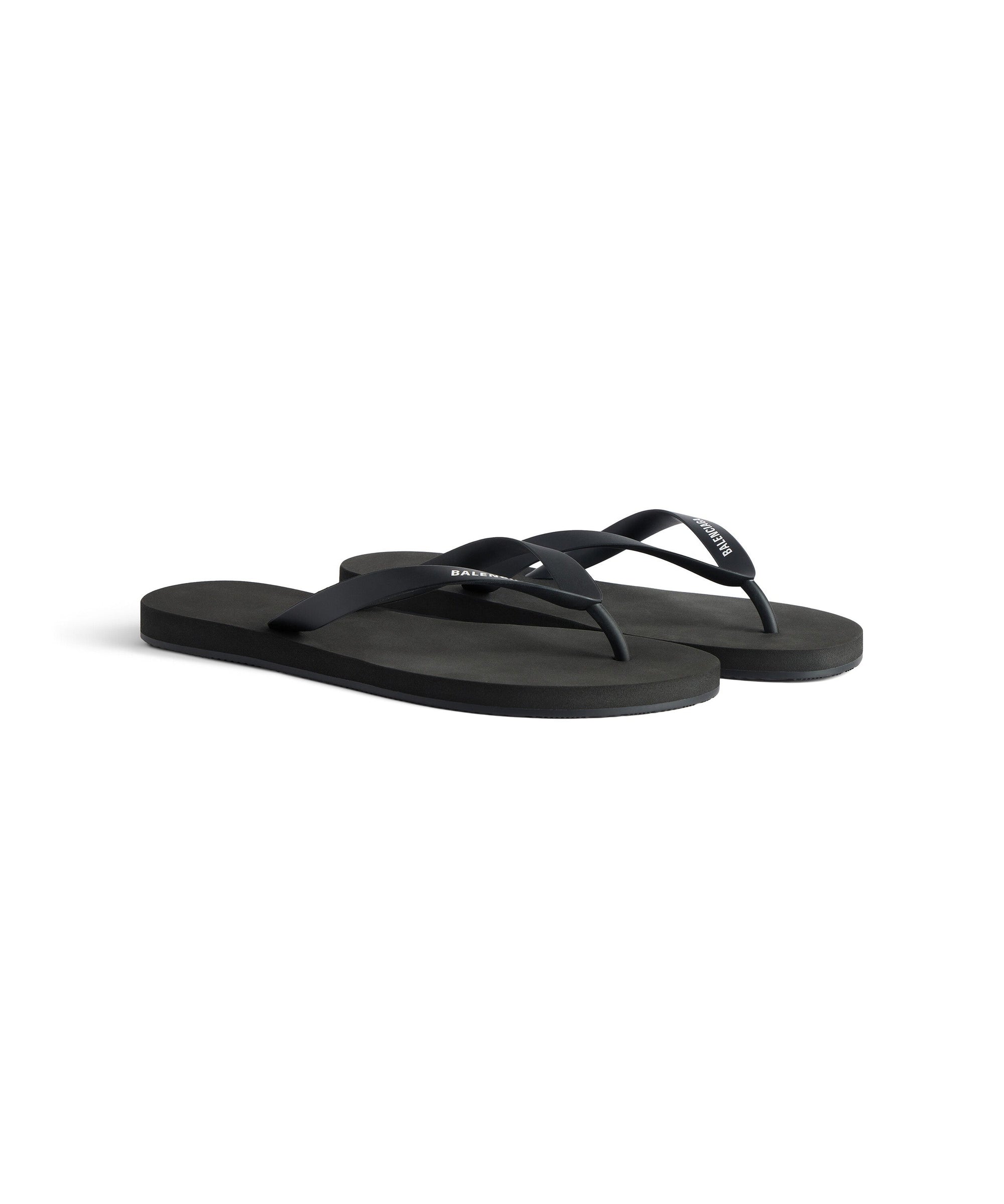 Thong Sandals - Black & White