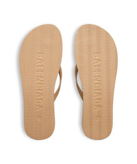 Thong Sandals - Beige & Black