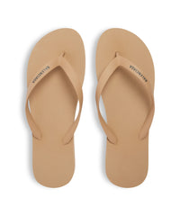 Thong Sandals - Beige & Black