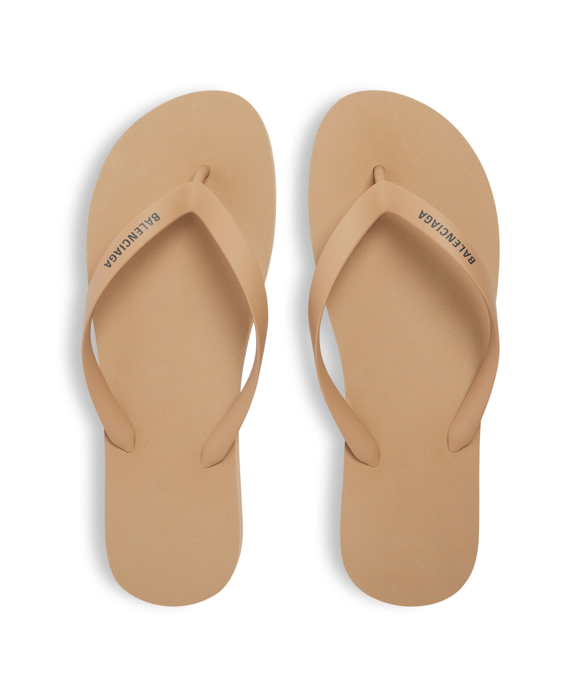Thong Sandals - Beige & Black