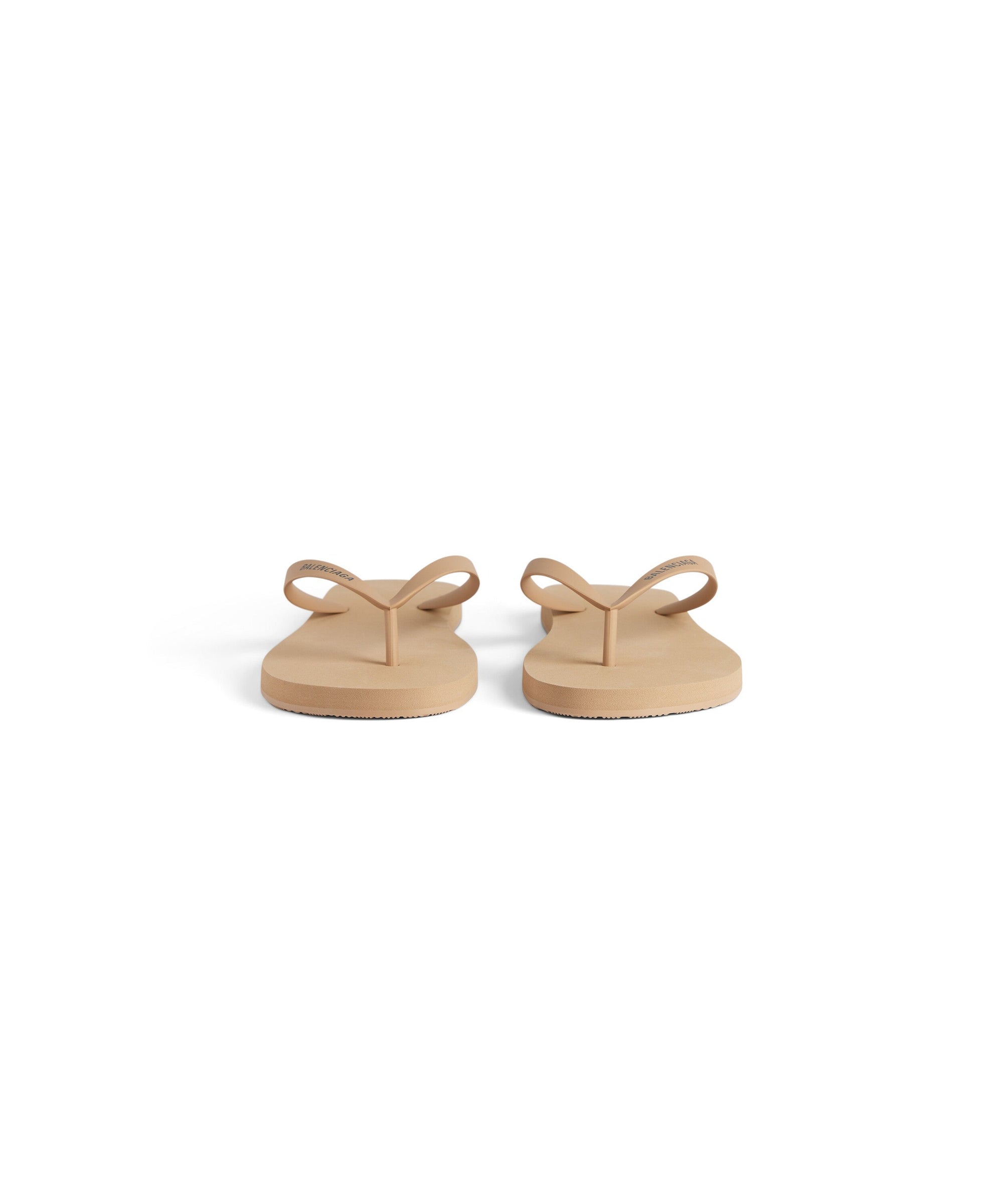 Thong Sandals - Beige & Black