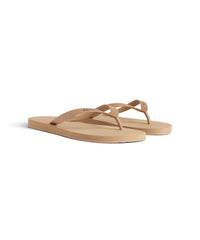 Thong Sandals - Beige & Black